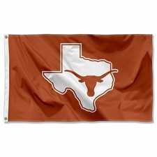 Bandera/estandarte de pared adorno estatal de la universidad NCAA de 3x5 pies para fanáticos de Texas Longhorns