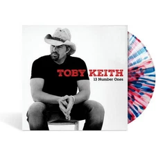 TOBY KEITH 13 NUMBER ONES VINYL NEW! LIMITED RED WHITE BLUE LP! I LOVE THIS BAR