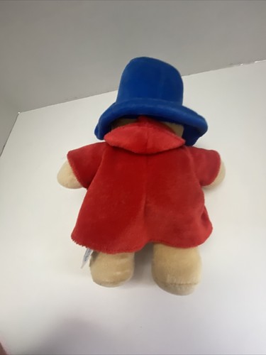 Oso Eden Paddington de colección 8" abrigo rojo de felpa sombrero azul juguete de peluche - Imagen 6 de 9