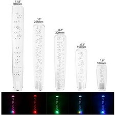Tcmt Universal Crystal Bubble Led Rgb Light Shift Knob Shifter Shift Gear