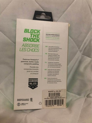 Lote de 10 - Fundas Bodyguardz Serie Ace Pro - Gris/Claro iPhone 6S/7/8 - Imagen 4 de 4