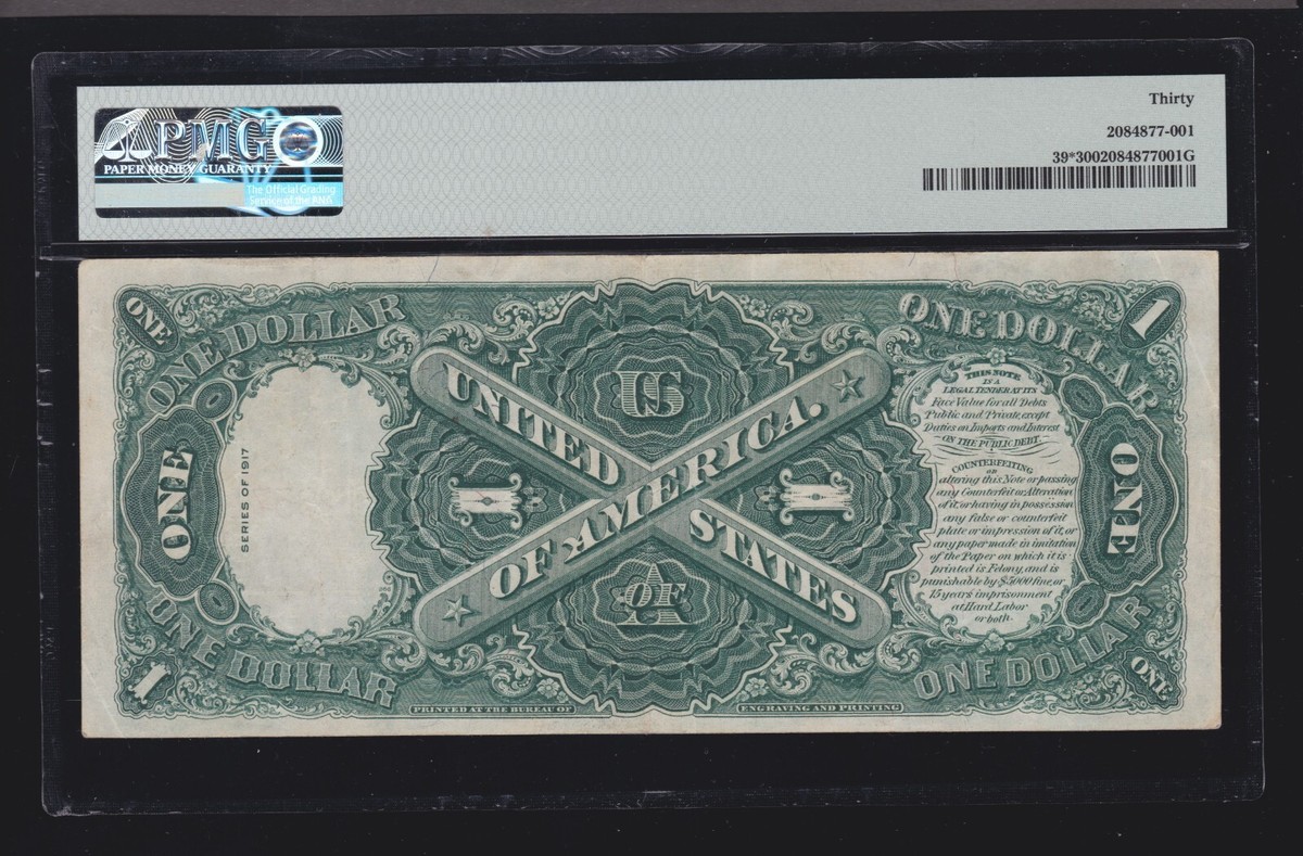 US 1917 $1 Legal Tender STAR NOTE* FR 39* PMG 30 Ch VF (126) | eBay