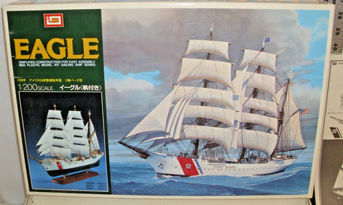 IMAI COAST GUARD EAGLE SAILING SHIP MODEL KIT 1:200 BOXED