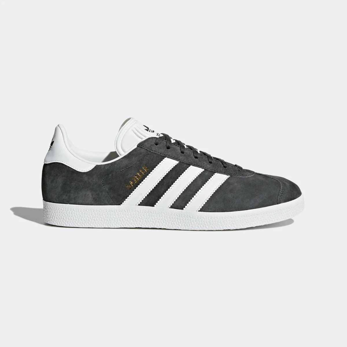 Adidas dark grey sales gazelle trainers