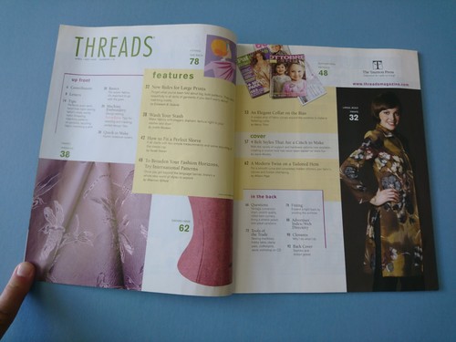 THREADS MAGAZIN LOT 12 AUSGABEN 2004-2006 Bände 115-126 & THREADS SAMMLERKOFFER - Bild 12 von 24