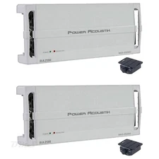 (2) Power Acoustik MA5-2500D | 2500W Max 5 Channel Full Range Marine Amplifiers