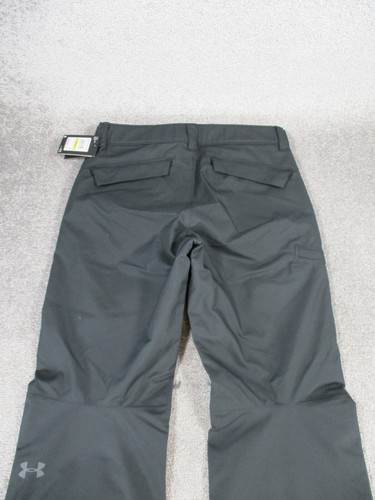Under Armour Snow Pants Mens Medium Sticks And Stones Dark Gray NEW - Picture 13 of 13