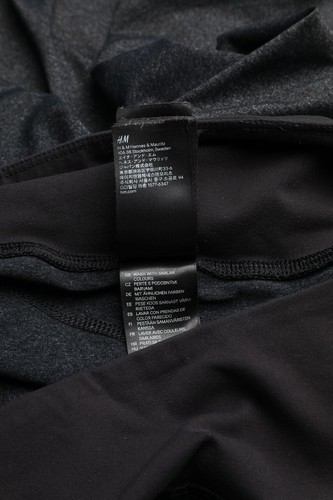 H&M Leggings L anthrazit schwarz - Bild 5 von 5