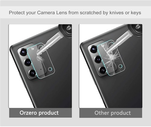 Tempered Glass Rear Camera Lens Protector for Samsung Galaxy Note 20/20 Ultra 5G - Picture 20 of 21