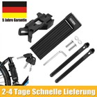 Fahrrad Schloss Faltschloss + Halterung Sicherheitsstufe 15 + 3x Schlüssel 85 cm
