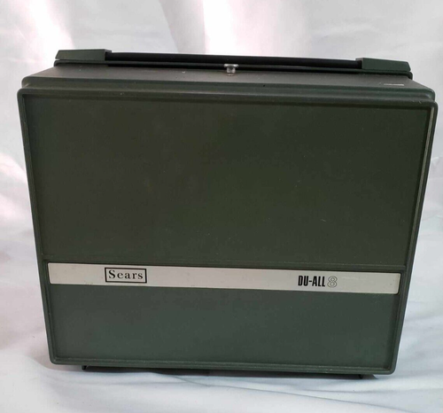 Sears Du-All Eight 8mm motion picture projector Die cast aluminum body vintage