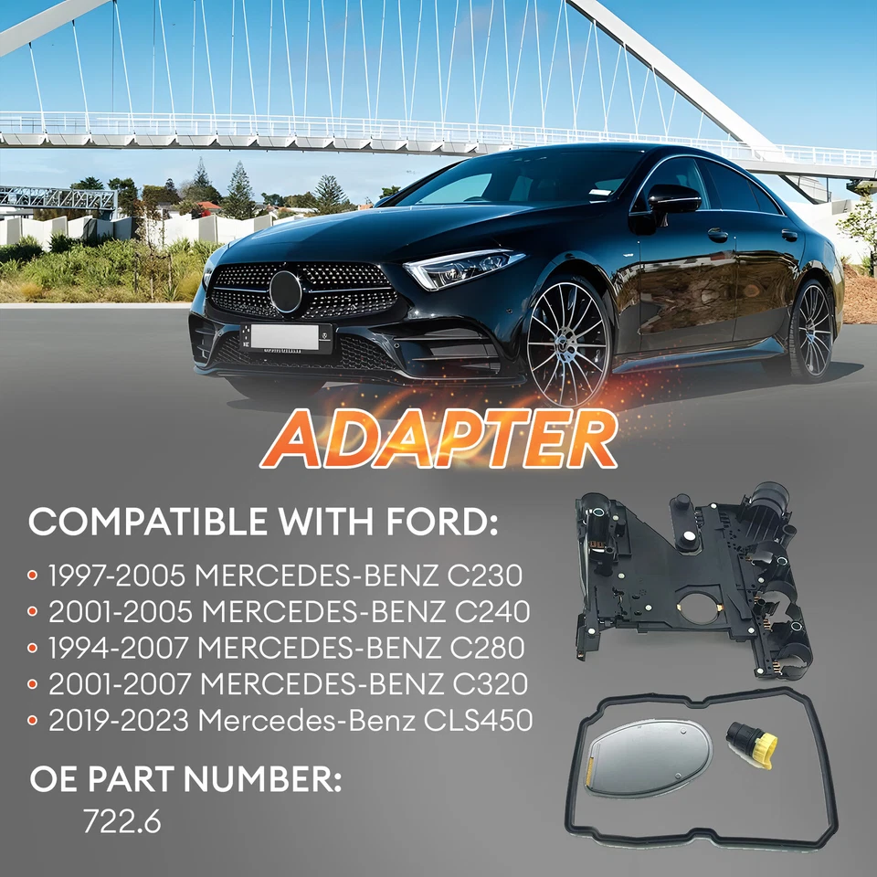 722.6 Transmission Conductor Plate Connector Filter Gasket Kit For Mercedes Benz - Image 2 of 4