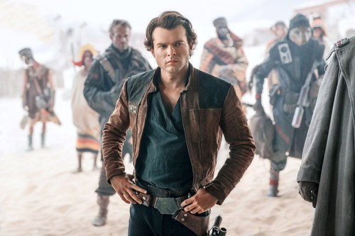 Alden Ehrenreich Han Solo Una historia de Star Wars firmada enmarcada personalizada FOTO JSA III - Imagen 3 de 6