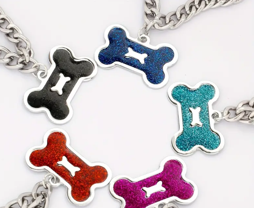 Dog Collar Dog Bone Necklace Pet Puppy Cat Aqua - Picture 4 of 4