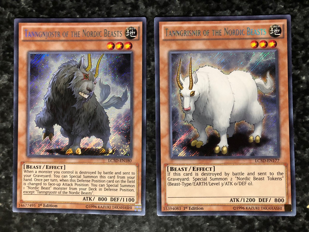 Tanngnjostr & Tanngrisnir, of the Nordic Beasts LC5D-EN177,180