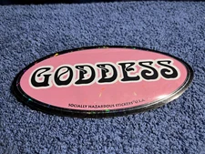 Socially Hazardous Stickers “Goddess”.   Vintage 90s.     SR-4
