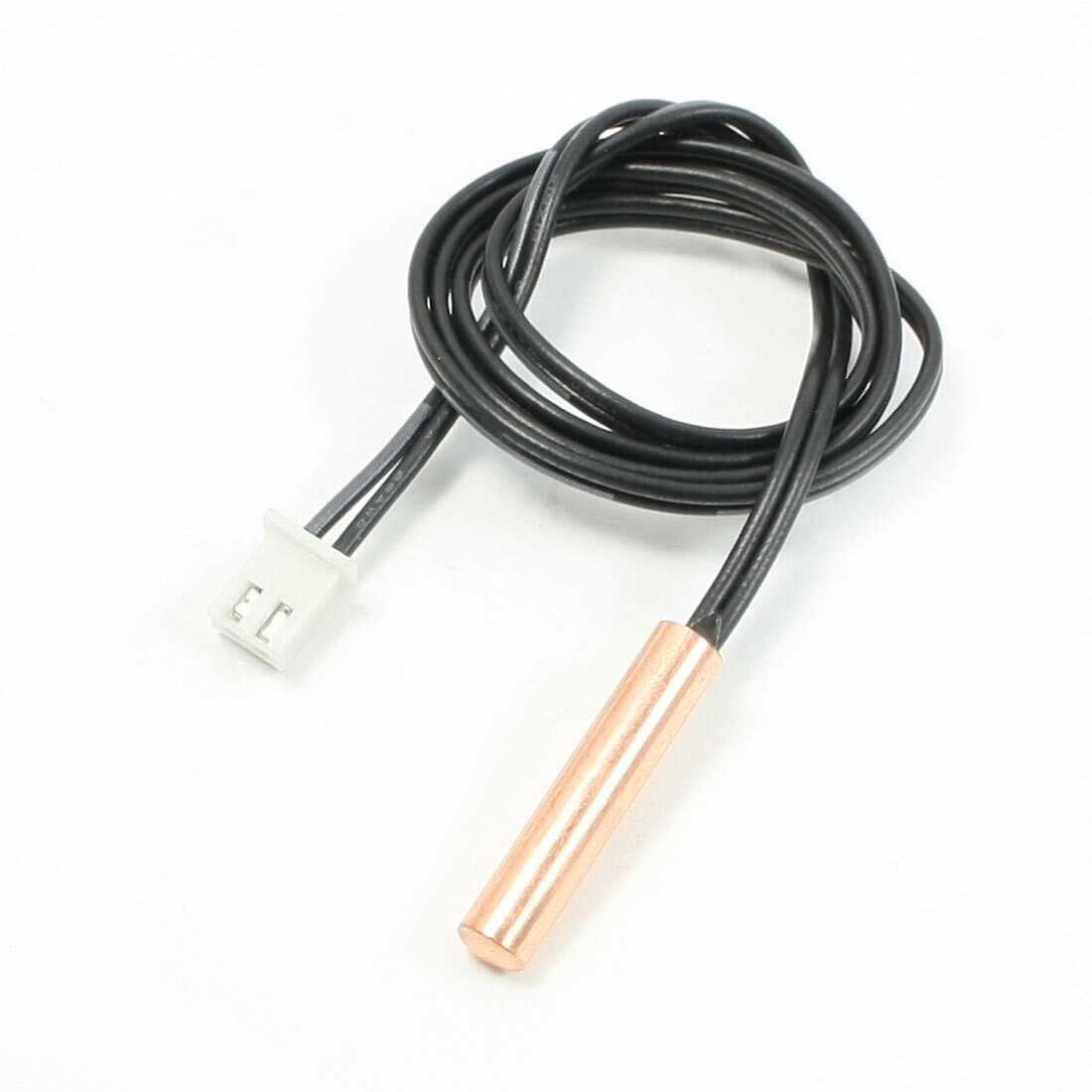 Produktbild von QUARKZMAN NTC 100K Temperatursensor, 3 Stück Kupfer Temperatursensor Sonde Wasserdicht Thermometer-Verlängerungskabel Mit XH2.54-2P-Anschluss (35cm
