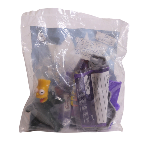 2002 Burger King The Simpsons Creepy Classics Bartzilla 3" Figure Toy -Sealed - Picture 2 of 3