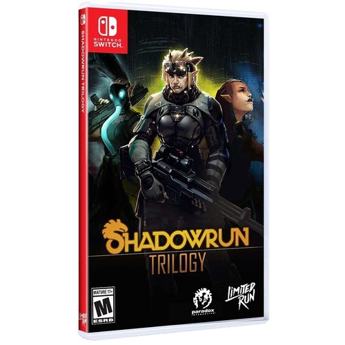 Shadowrun Trilogy Collection Nintendo Switch 2022 Limited Run