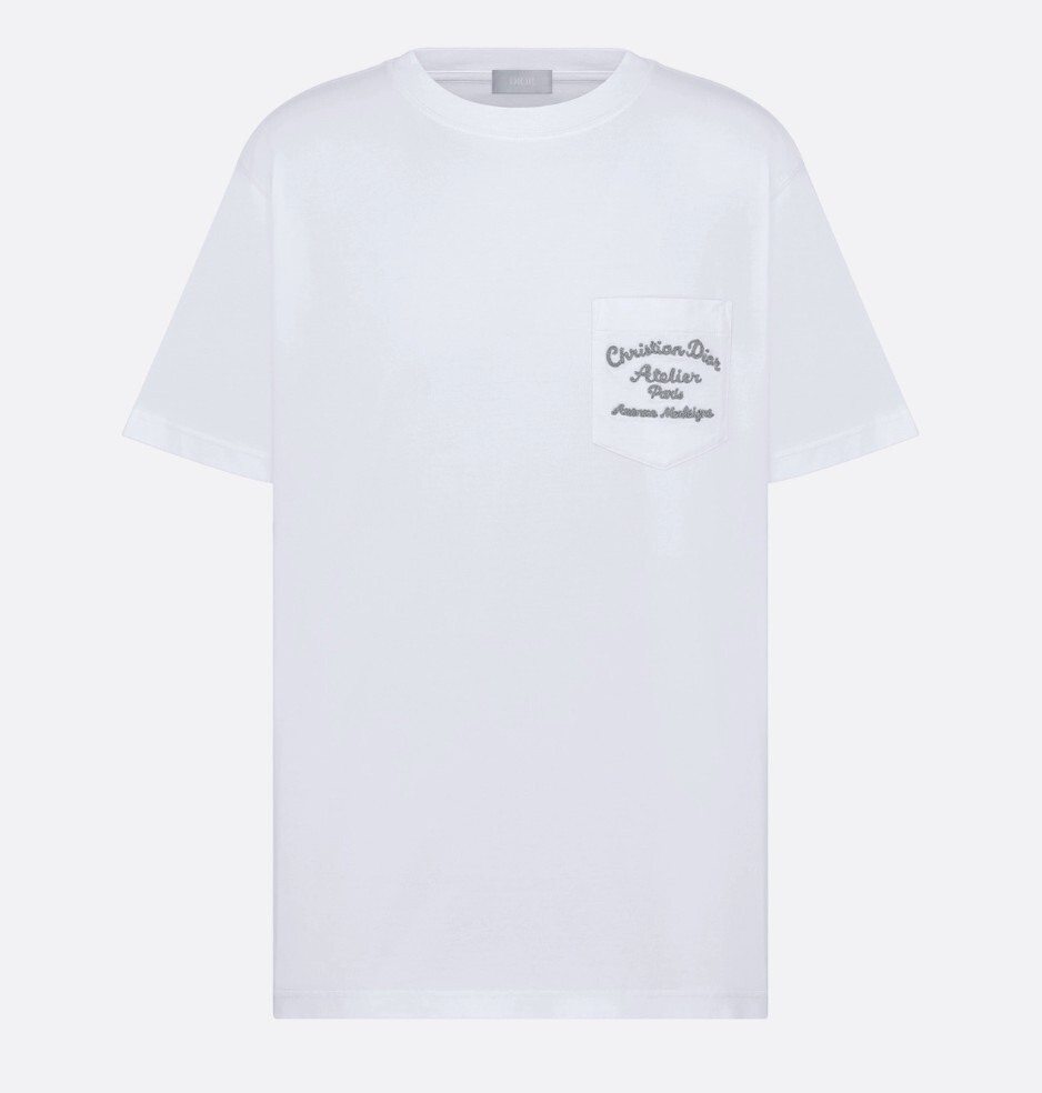 Authentic New Christian DIOR Atelier T-Shirt Relaxed Fit in
