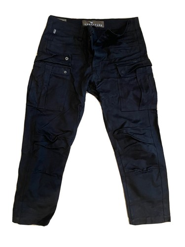Saint Motorcycle Unbreakable Waxed Adventure Pants  Black 30x24
