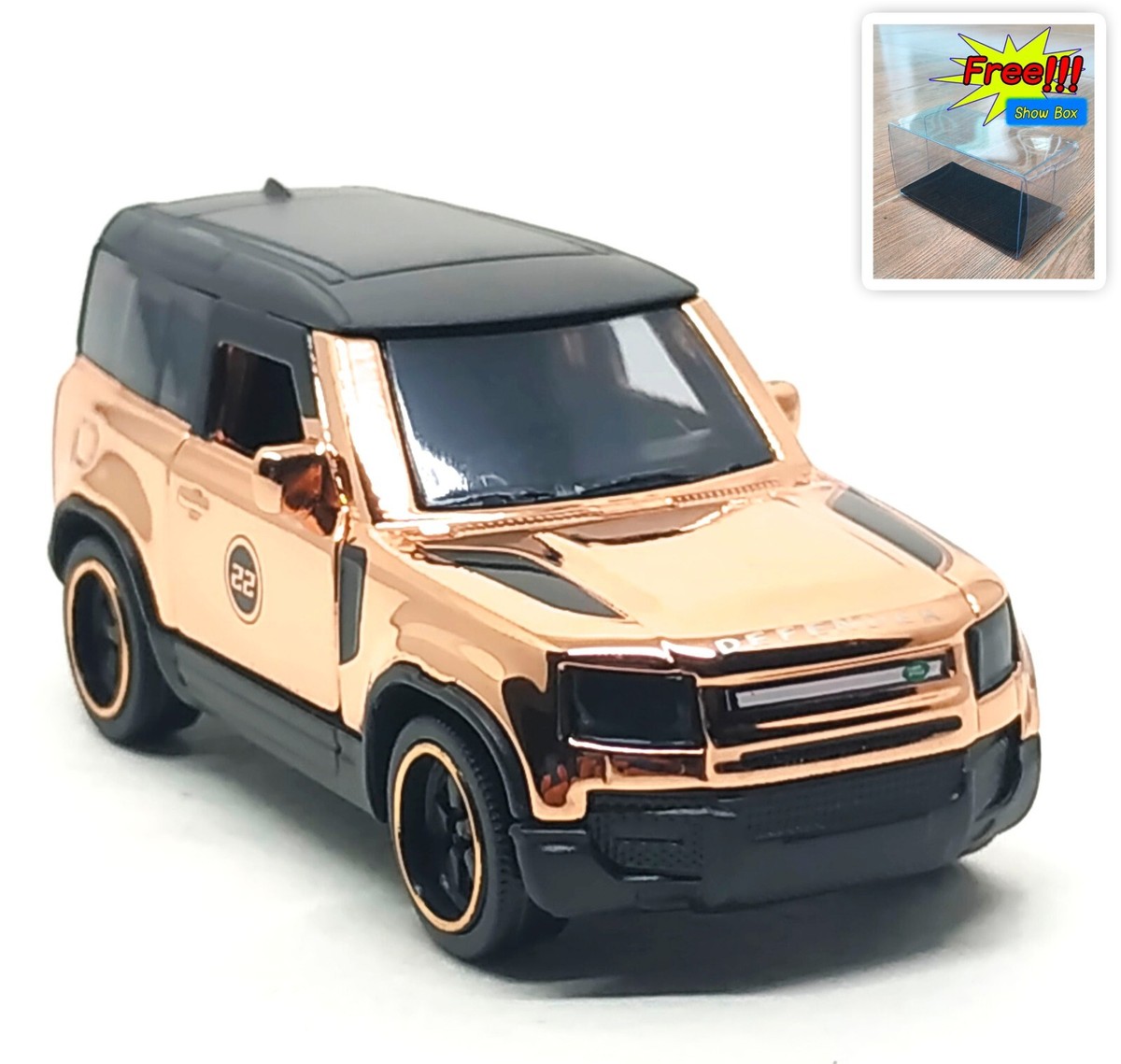 Majorette Land Rover Defender 90 Rose Gold 22 Collection 1:66 (3