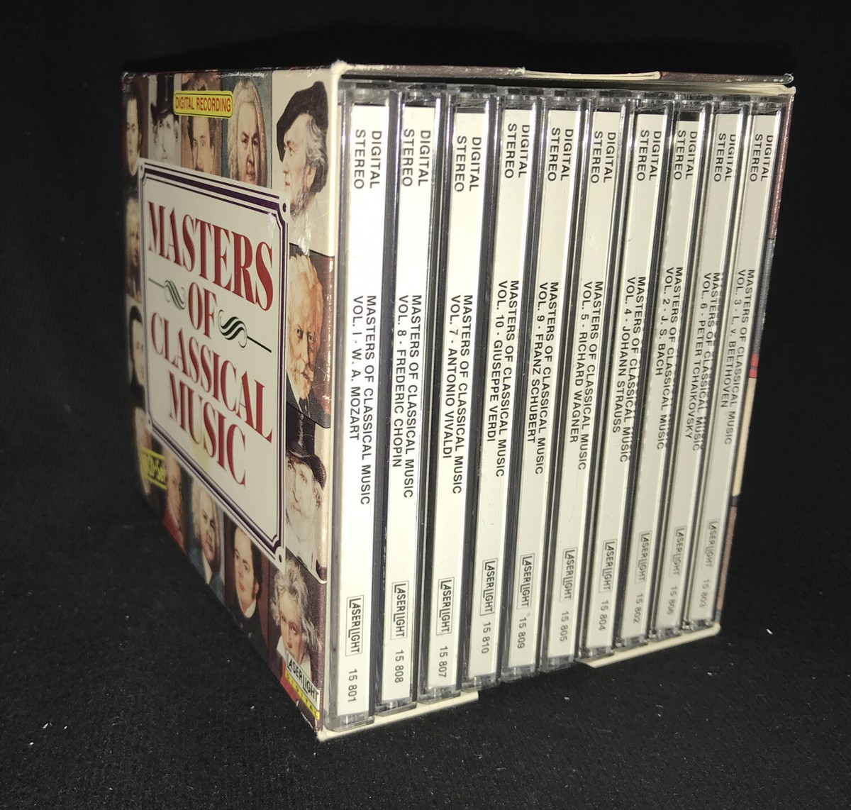 Masters of Classical Music 10 CD Set Laserlight Mozart Bach Wagner 