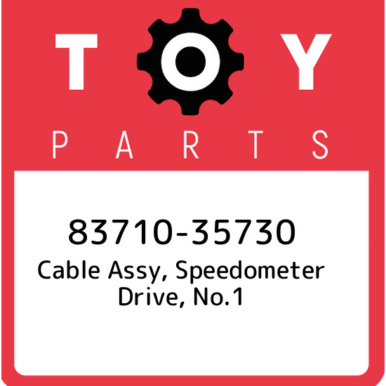 83710-35730 Toyota Cable assy, speedometer drive, no.1 8371035730 