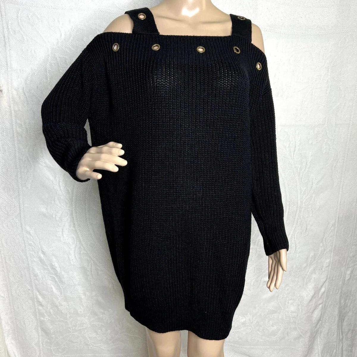 Cold shoulder online tunic sweater