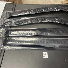 VISORS FOR 2004-08 FORD F-150 CREW CAB SIDE TAPE ON WINDOW RAIN DEFLECTORS