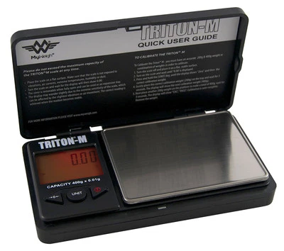 MYWEIGH Kleine Feinwaage bis 400g Teilung 0,01| ideal für unterwegs | Präzisionswaage