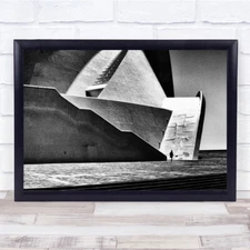 Auditorium Santa Santacruz Tenerife Street Black White Audrey Hepburn Art Print