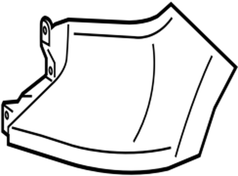 53932-0C903 Toyota Panel, front end, lh 539320C903, New Genuine