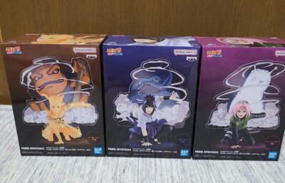 NARUTO SHIPPUDEN PANEL SPECTACLE Figure NARUTO SASUKE SAKURA Set