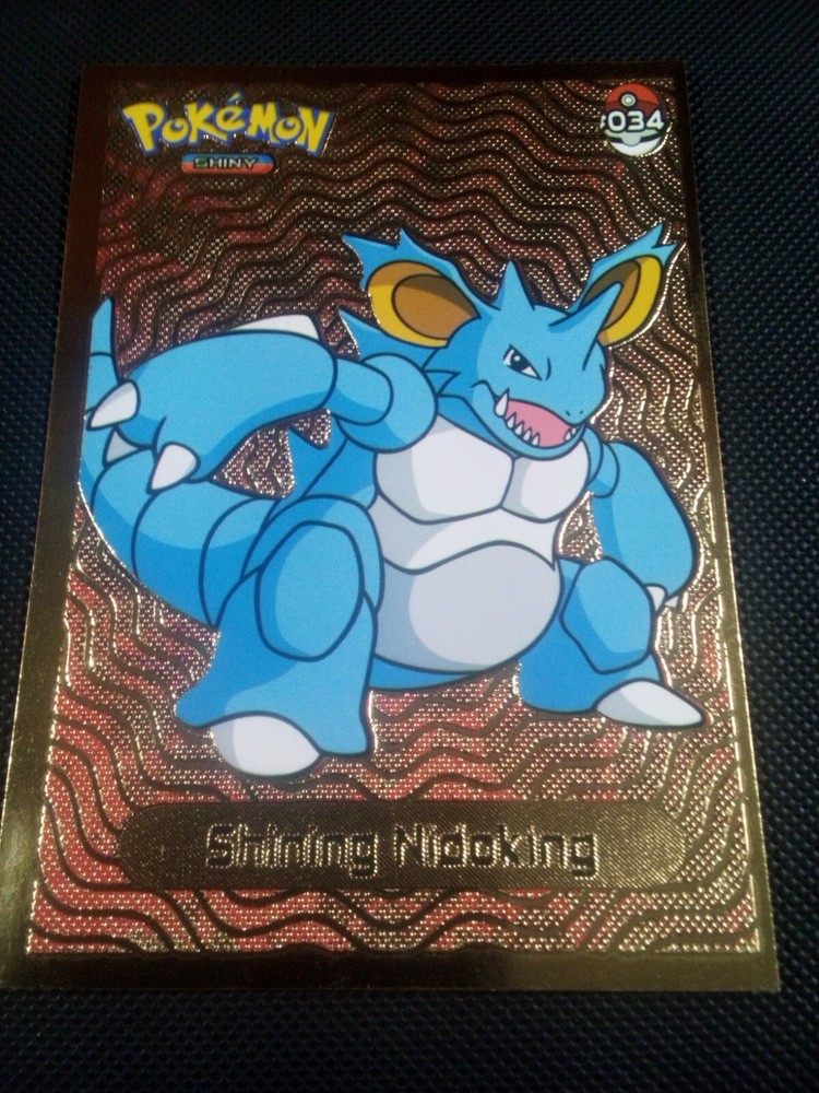 Pokemon 2024 Shiny Infinity Set  Shining Nidoking Foil 034 Peru US Seller