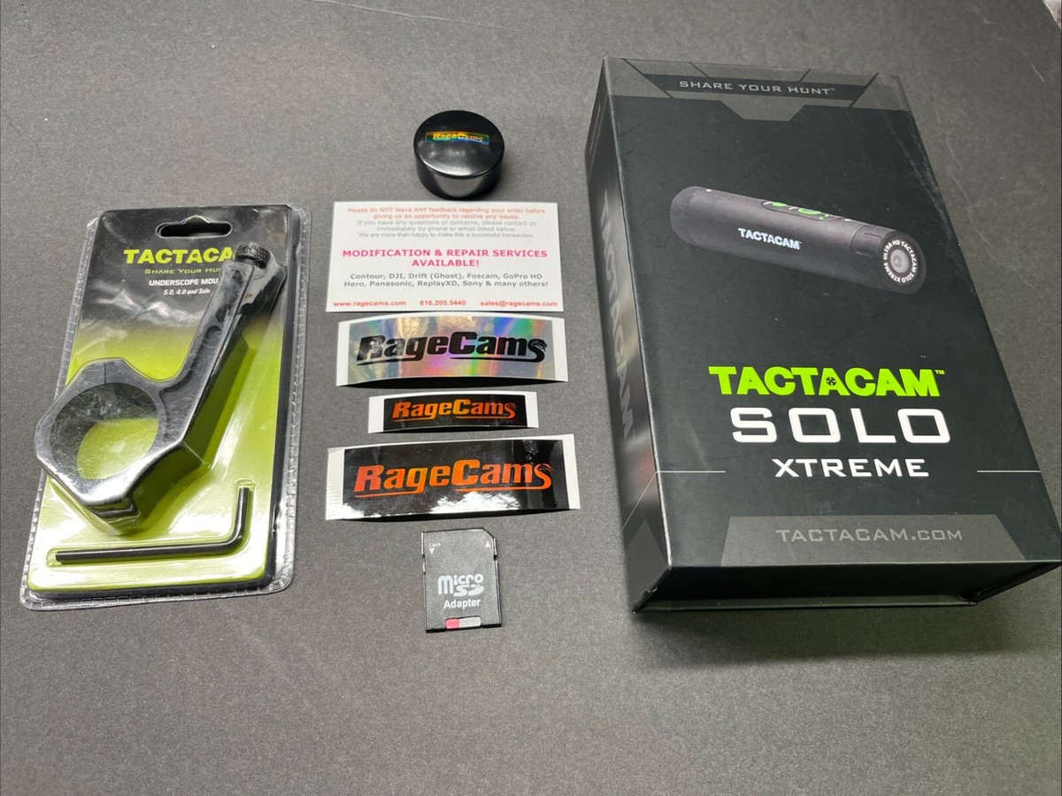 Tactacam Solo Xtreme Hunting Camera Underscope Scope Mount Lens