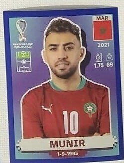 Panini FIFA World Cup QATAR 2022 - US Edition - BLUE & RED STICKERS - part 3 - Picture 34 of 194