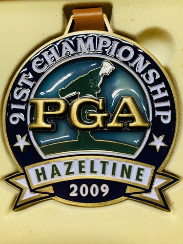 2009 PGA 91ST CHAMPIONSHIP HAZELTINE BRIAN HAYWOOD GOLF BAG TAG IN BOX NEW - Picture 2 of 3