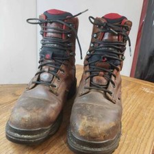 Rocky Mens Rams Horn Work Safety Boots Brown Composite Toe Waterproof 10 W