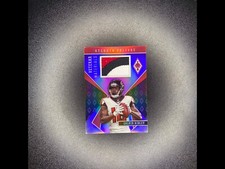 2020 Phoenix Calvin Ridley Falcons Purple Veteran Materials Tri Color Patch /35