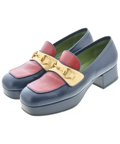 Chaussures/mocassins habillés GUCCI bleu x rouge beige EU38 (env. 24.5cm) 2200547266152