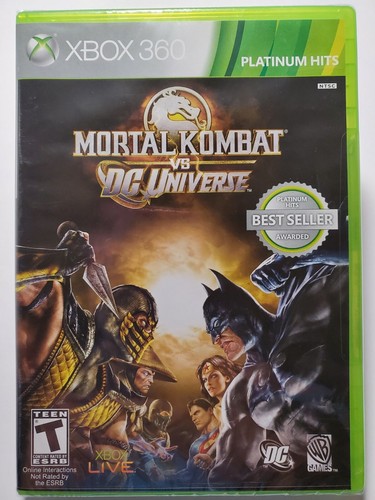 Brandneu, Factory Sealed XBOX 360 Mortal Kombat vs. DC Universe