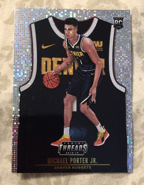 Michael Porter Jr Panini Threads 2018 19 Rookie Card RC 152 Jersey 