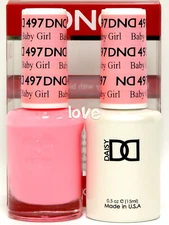 DND Daisy Gel Polish Soak Off 0.5fl.oz LED/UV Duo DND497- Baby Girl