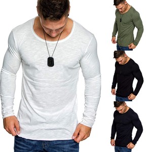 maglie di cotone maniche lunghe uomo