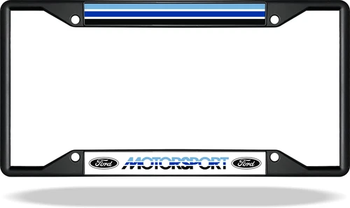 Ford Motorsport Black License Plate Frame
