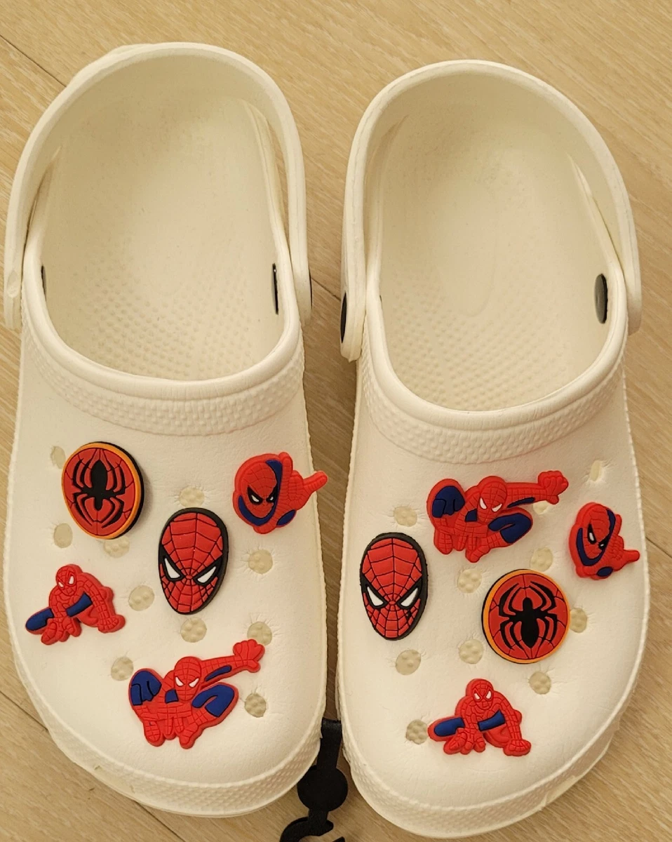 10 Pcs. SPIDERMAN Shoe Charms For Crocs