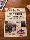 1988 New York Mets Program v Atlanta Braves Article SCORED with Newpaper Article — photo 3