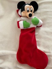 Mickey Mouse Christmas Stocking NWT 24  Long Made In Korea For Kurt S. Adler NWT