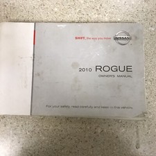10 2010 Nissan Rogue Owners Manual ONLY